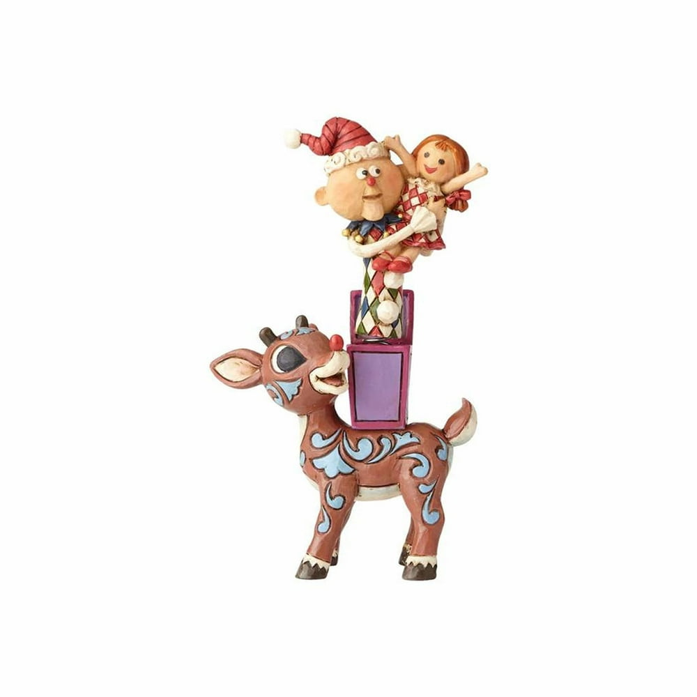 jim shore rudolph and sam the snowman