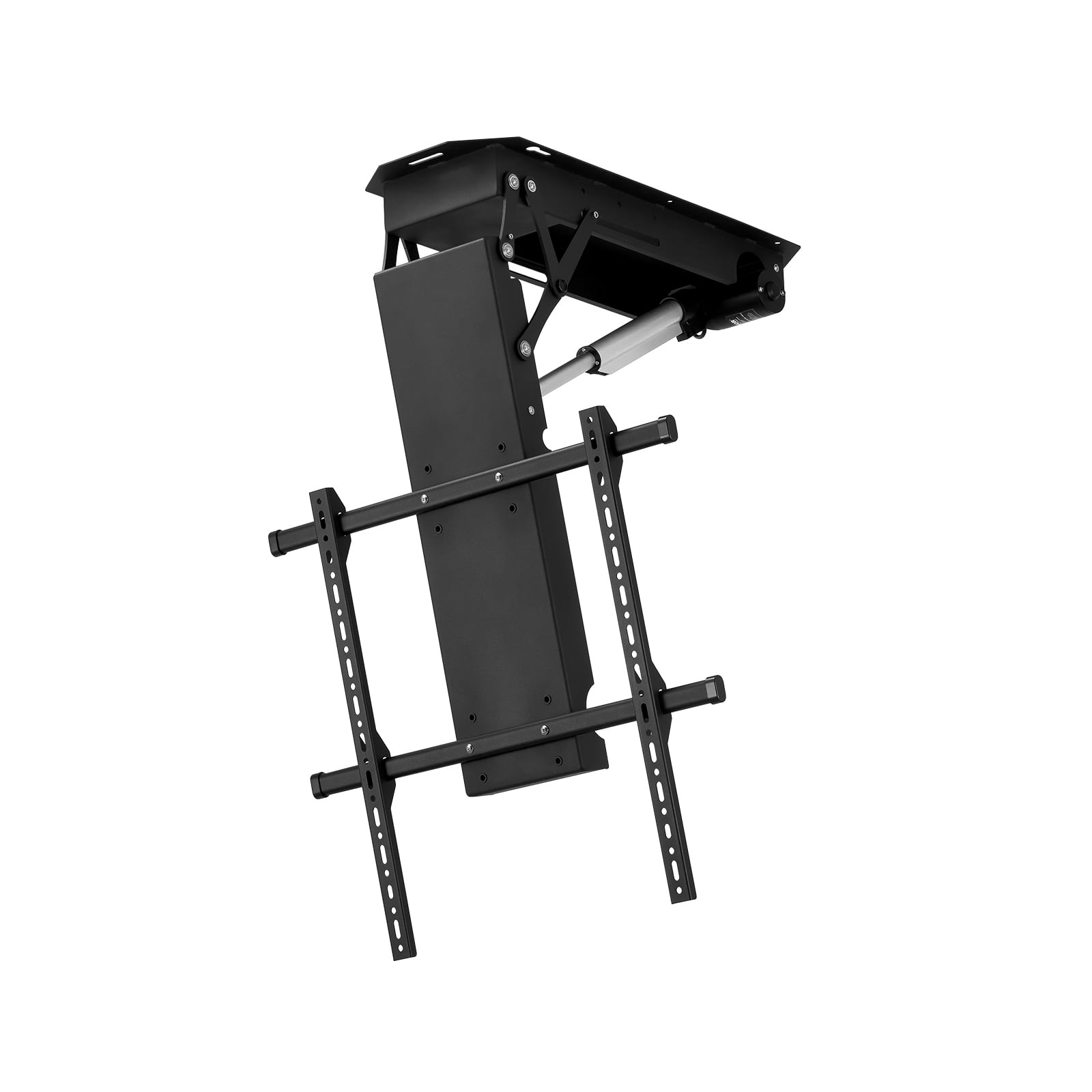 KFFKFF Automated Ceiling TV Holder, TV Wall Holder for 32 to 70 Inch TV, Electrically Modifiable Ceiling TV Holder, Automated Fold Down TV Holder Bracket with Max VESA 24 x 24 in