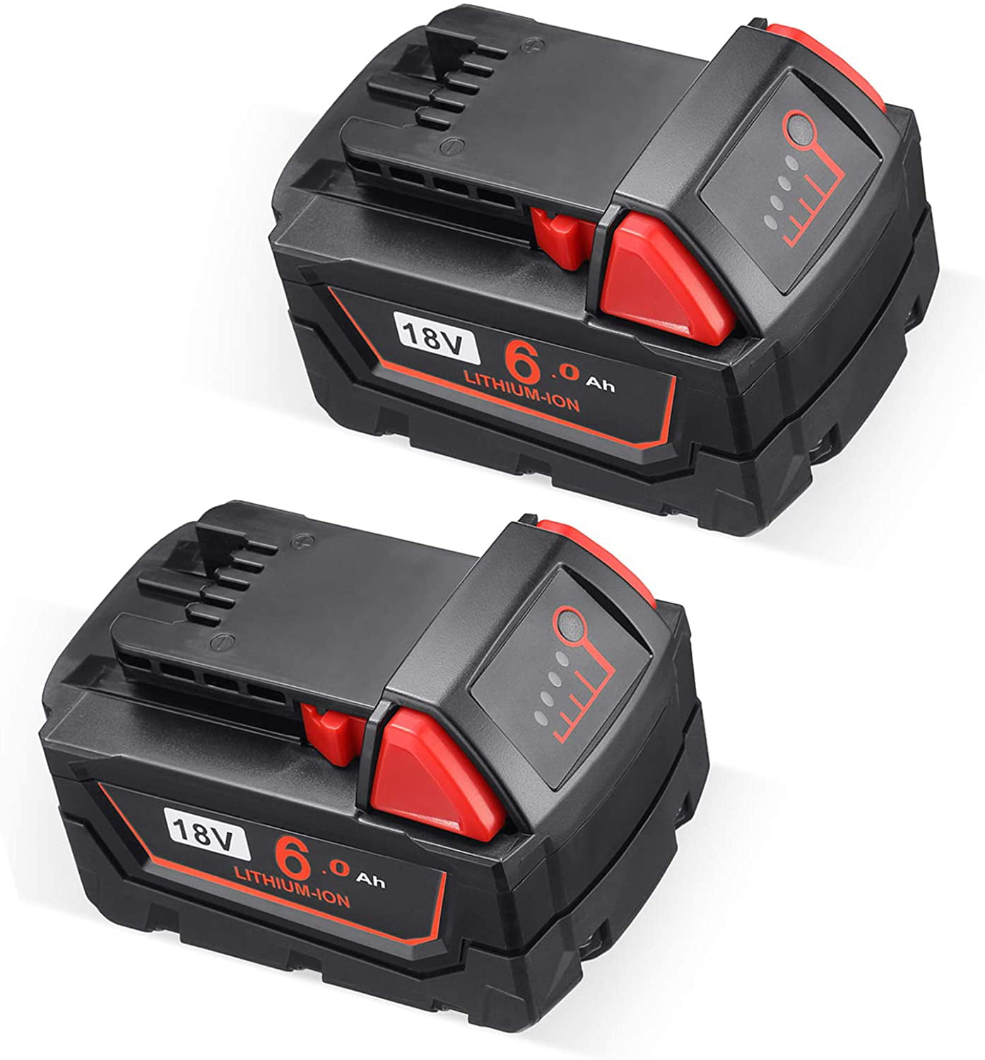 For Milwaukee M18 18 Volt Lithium XC 6.0 AH Extended Capacity Battery 48-11-1860 