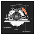 thumbnail image 6 of Electric Circular Saw 7Inch Multifunctional Household Woodworking Chainsaw Portable Saw Cutting Saw ,Easy to Use, 6 of 6