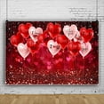 thumbnail image 2 of 7x5ft,Valentine Backdrop,Valentine's Day Photography Background,Heart Balloon Photo Backdrops for Party Decorations Birthday Banner, 2 of 4