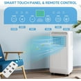 thumbnail image 5 of EastVita 10000 BTU Portable Air Conditioner 4-in-1 Portable AC Unit Cool up to 450 sq.ft, Portable Air Conditioners with Remote Control & Window Kit1-24H Timers, 5 of 8