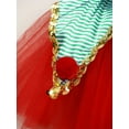 thumbnail image 6 of vastwit Kids Girls Crisscross Sequins Dance Leotard Tutu Mesh Dress Christmas Elf Santa Costume Green 14, 6 of 7