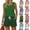 30# Green, variant on Retro Gingham 2 Piece Outfits for Women 2026 Summer Casual Sleeveless Tank and Shorts Set Elastic Waist Lounge Wear Pink M