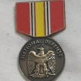 thumbnail image 3 of National Defense Mini Medal Hat, Lapel Collectors Pin 1-1/4"H x 11/16"W, 3 of 5
