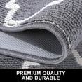 thumbnail image 3 of XICEN Tapis de Porte Intérieur, 20x32, Antidérapant Absorbant Résistant à la Saleté Tapis d'Entrée, Lavable à la Machine Profil Bas Tapis de Sol Intérieur Tapis de Porte pour Vestibule, Treillis Gris, 3 of 6