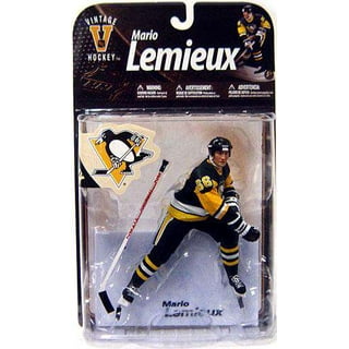 Facsimile Autographed Mario Lemieux Pittsburgh Black Reprint Laser Auto  Hockey Jersey Size Men's XL 