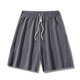 thumbnail image 1 of pstuiky Pantalones cortos deportivos para hombre, Pantalones cortos casuales cómodos de moda para hombre, de color liso, con cintura elástica regular, para playa Pantalones cortos de entrenamiento, 1 of 4