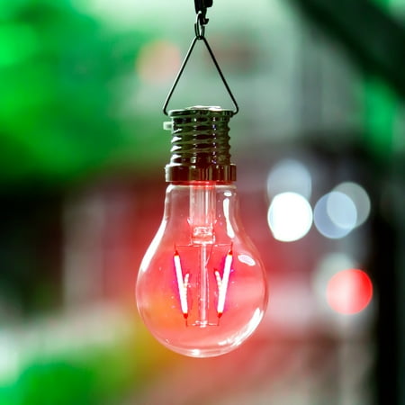 

Wiueurtly Waterproof Solar Rotatable Outdoor Garden Camping Hanging LED Light Lamp Bulb