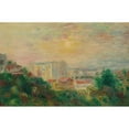 thumbnail image 3 of Pierre-Auguste Renoir 24x17 Black Modern Framed Museum Art Print Titled - View of Montmartre (1885), 3 of 5
