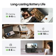 Apolosign PackGo 27 Portable Smart Touchscreen TV, 1080P FHD Briefcase Style Monitor with 6-Hour Battery, Android OS, 90° Rotation, 40W Speakers for Camping, Gaming and Outdoor Events, Gray
