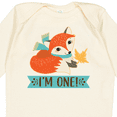 thumbnail image 4 of Inktastic 1st Birthday Woodland Fox 1 Year Old Boys or Girls Long Sleeve Baby Bodysuit, 4 of 5