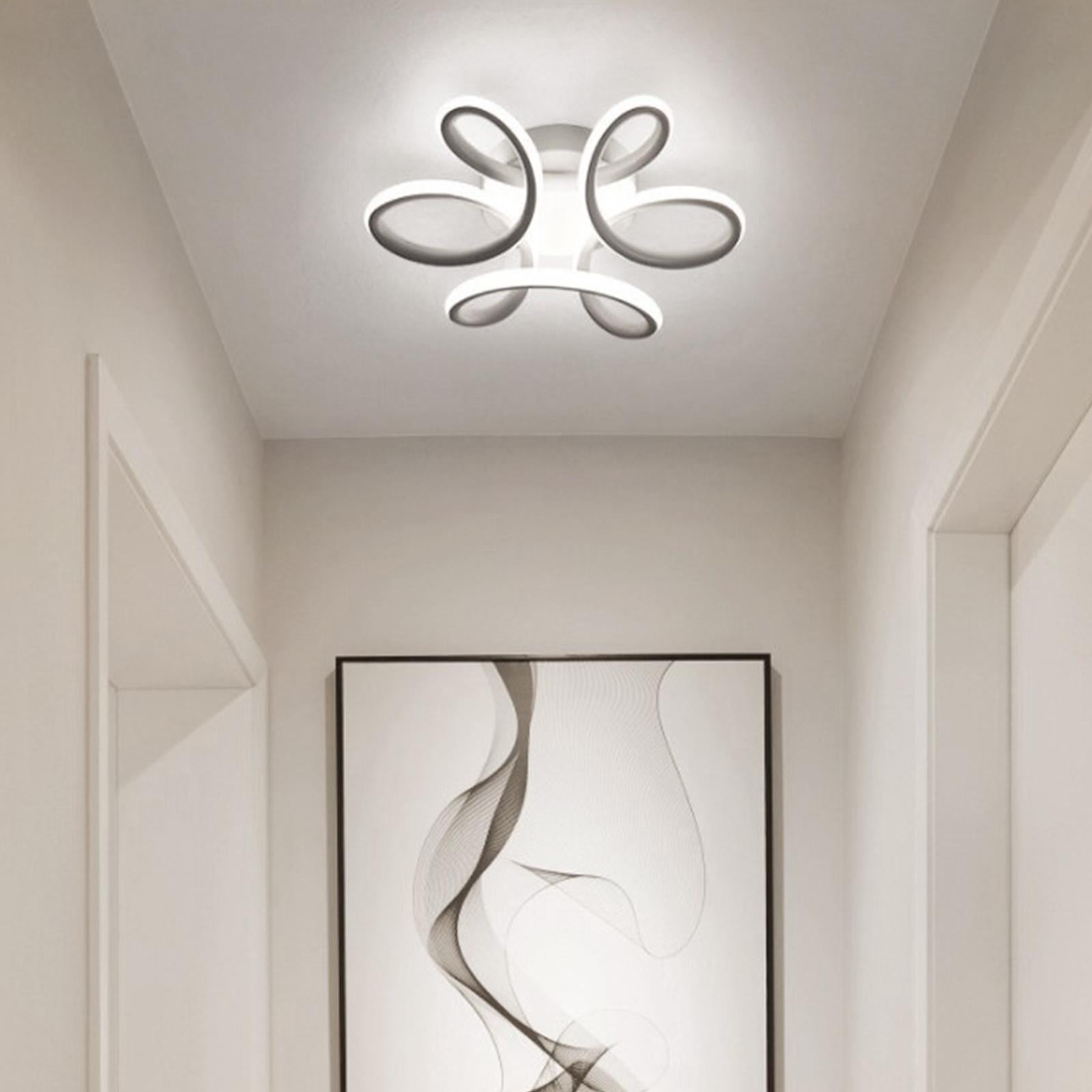Ceiling Lamp,modern led ceiling lights for hallway Balcony,indoor ceiling lighting black and white Corridor,Dimmable Ceiling Light Fixture Flush Bedroom Lamp,living room chandelier lighting for