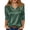 #01Army Green, variant on Dressy Tops for Women 3/4 Sleeve Silk Satin Blouses Business Work T Shirts Loose Fit Cowl Neck Spring Summer Outfits Blue S