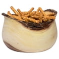 thumbnail image 2 of Lipper International Acacia Rustic Tulip Serving Bowl with Bark Edge Small, 2 of 4