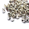 thumbnail image 2 of Silver Rivets Cone Shape Spikes Screwback Studs DIY Craft Cool Punk Metal Fixing Tool Kit for Belts Jackets Leather Crafts and Repairing Decorating Product, 2 of 7
