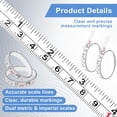 thumbnail image 3 of 2 Pack Adhesive Measuring Tape 39 Inch Ruler Tapes Peel and Stick On Tape Measure Sticker Imperial & Metric Scales Left-Right Reading Ruler for Woodworking Drafting Table Saw Measuring, 3 of 5