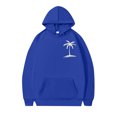 thumbnail image 1 of Gibobby Sudadera polar hombre Stripes con capucha sudadera de forro polar para hombre(Azul,M), 1 of 5