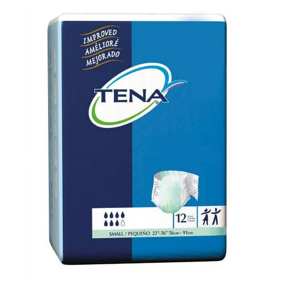 TENA Small Brief 22'' - 36'' -Pack of 12 (Pack of 4)