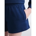 thumbnail image 4 of Weekend Academy Girls French Terry Pull-On Shorts, Sizes 4-18, 4 of 7