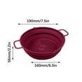 thumbnail image 3 of 7.5 Inch Silicone Baking Tray Foldable Multifunctional Stop From Stick Pan Baking Tray Food Grade Baking Silicone Pad, 3 of 6