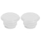 thumbnail image 5 of Ciclismo 2 piezas de tapones para manillar de bicicleta de plástico para bicicleta de montaña (blanco) Likrtyny  Para estrenar, 5 of 9
