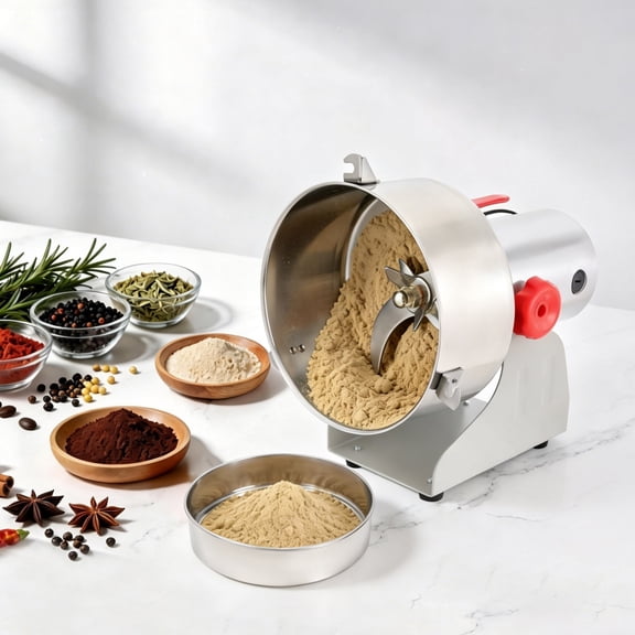 2KG Electric Grain Grinder Machine Stainless Steel Grain Powder Crusher