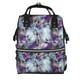 thumbnail image 1 of Easygdp Purple Marble Texture para Bolsa de Bebé de Gran Capacidad con Múltiples Bolsillos, Bolsa de Pañales para Padres, Bolsa de Viaje Organizada y Elegante, 1 of 6