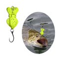 thumbnail image 2 of Small Fishing Lures 2-Section Swimbaits Fishing Lures Crankbait Metal Jigging Hard Squid Baits Wobblers Artificial Baits White, 2 of 4
