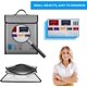 thumbnail image 4 of Fireproof Document Bag with Zipper,Heat Insulated Upgraded Fireproof Waterproof Document Bag 15.8”x 12.6”×2.5” for Important Document Storage Organizer for Valuables, Legal Documents Safe, 4 of 5