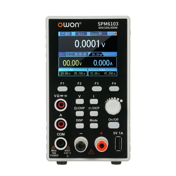 Alimentation Réglementée, Écran Lcd 2.8 Pouces et Sortie Activée/désactivée (0-60v 0-10a) 300w avec (0-60v 0-10a) Laboratoire (0-60v avec 2.8 Pouces 0-10a) Banc 300w Bouton de Banc 300w