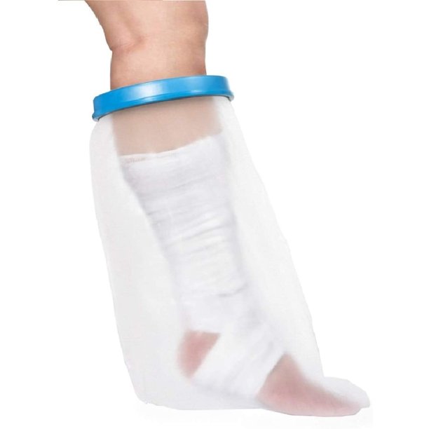 100 Waterproof Leg Cast Cover for Showering, Reusable Covers for Leg