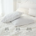 thumbnail image 4 of CHOSHOME 3 Pieces Luxury Plush Shaggy Faux Fur Duvet Cover Set 3 Pieces,Twin Size, White, 4 of 6