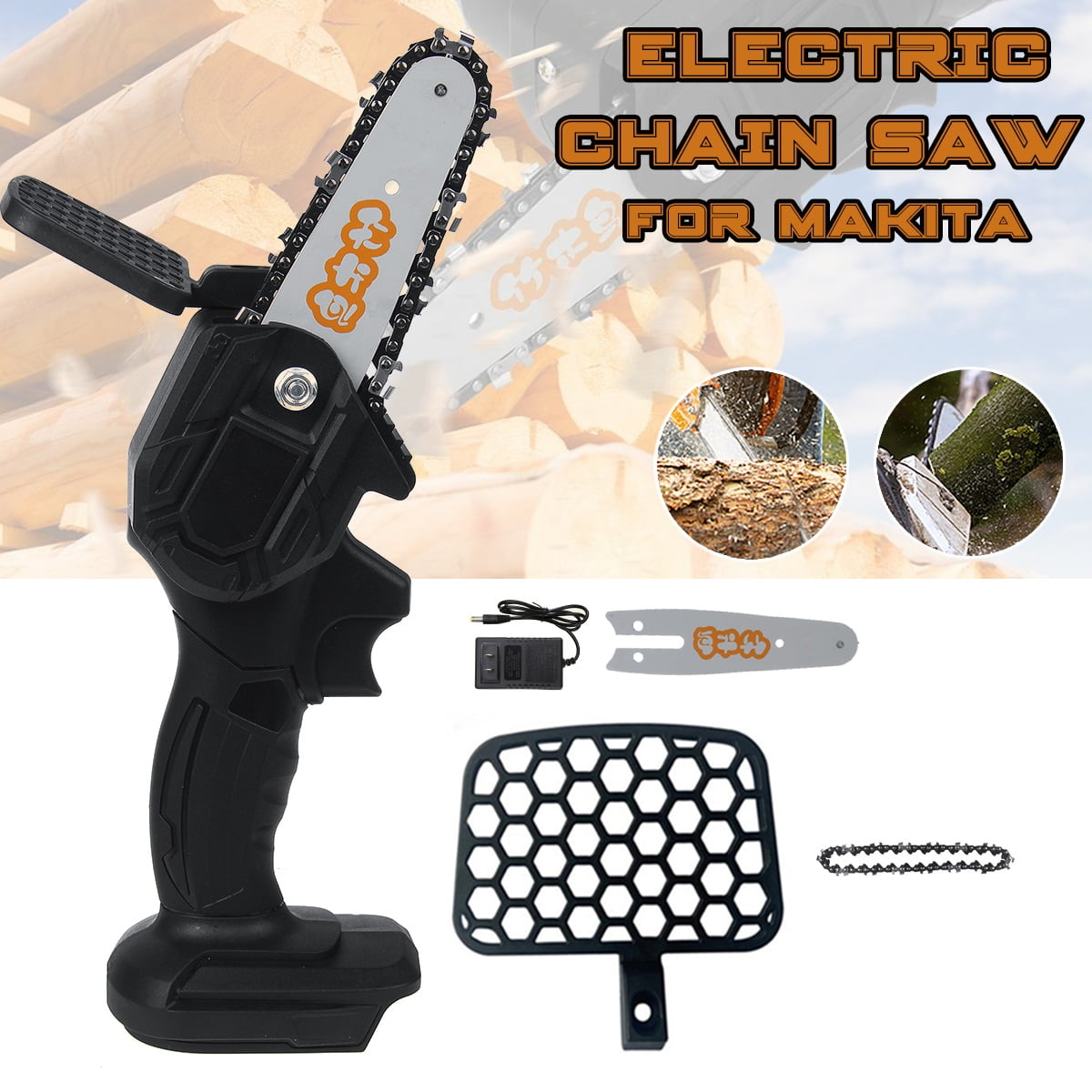 Portable 24V 550W 4 Inch Mini Electric Pruning Saw Electric Chain Saws