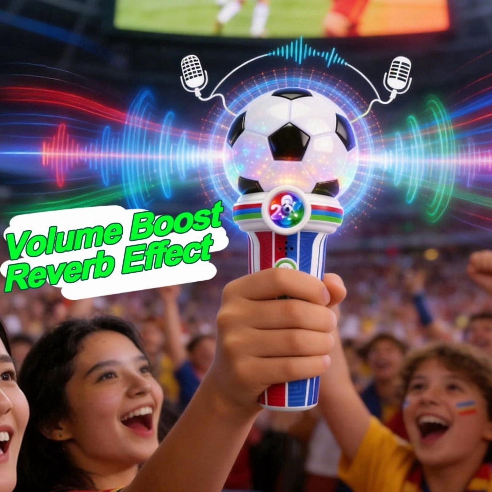 Recordable Megaphone Speaker Device, Portable Voice Amplifier Cheering Tool Device, Handheld Recording Playback Announcement Tool, Stadium Event Competition Sound Projection Equipment