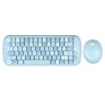 thumbnail image 1 of Mofii CANDY Keyboard Mouse Combo Wireless 2.4G Mixed Color 84 Key Mini Keyboard Mouse Set with Circular Punk Key Caps Blue, 1 of 8