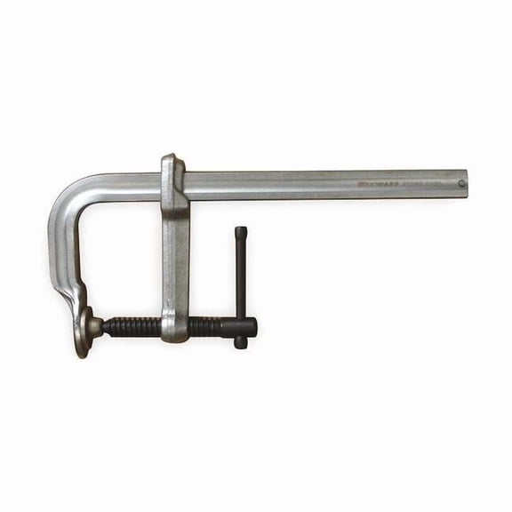 Westward 12 in Bar Clamp, Steel Handle and 4 3/4 in Throat Depth 2FGN9