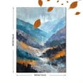 thumbnail image 3 of Abstract Mountain Landscape Canvas Print for Living Room Bedroom Office Hotel Lobby Entryway Decor, 3 of 8