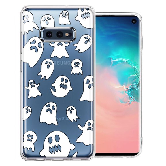 MUNDAZE For Samsung Galaxy 10e Halloween Spooky Ghost Design Double Layer Phone Case Cover