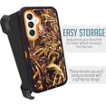 thumbnail image 4 of Thousandgear Rugged Design for Samsung Galaxy S24 Phone Case, Heavy Duty Constuction Shockproof with Belt Clip Holster Built in Screen Protector (Camo), 4 of 5