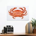 thumbnail image 2 of Oregon Coast, Dungeness Crab, Watercolor (12x18 Aluminum Art, Indoor Outdoor Metal Sign Decor), 2 of 5