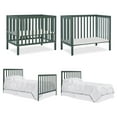 Dream On Me Edgewood 4in1 Convertible Mini Crib, Olive