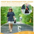 thumbnail image 5 of Uxcell Poop Bag Clip, Poop Bag Holders for Leashes Dog Waste Carrier Holder with Clip Hands-Free, (Black, 2 Pcs), Intended for Running / Walking / Bicycle / Easy Carrier, 5 of 7