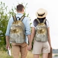thumbnail image 3 of Horeoi Elegant Ivory Flower for Canvas Backpack for School Outdoor Travel Use Men Women Teenagers Large Capacity with Adjustable Shoulder Straps, 3 of 5