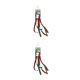 thumbnail image 2 of Matsuzay Bandera de tubo de viento de tráquea de Navidad, fiesta de borlas largas, celebración, decoración de patio trasero de Navidad, colgante, Type3 NO3 Matsuzay CBP443840, 2 of 5