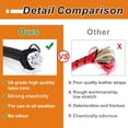 thumbnail image 4 of Bungee Cords with Hooks, Heavy Duty Outdoor Elastic Bungee Straps，No Odour Industrial Grade Bungee Rope for Securing Tarps, Luggage, Tents, Bikes or Garden Tidying 48inch 4Pcs (Black), 4 of 6