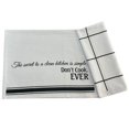 thumbnail image 2 of 2- Piece Count, MDK Creative Gifts, White Flour Sack Kitchen Towels Set, 2 of 3