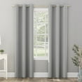 thumbnail image 7 of Sun Zero Riley Kids Bedroom Blackout Grommet Curtain Panel, 40" x 84" in Silver Gray, 7 of 7