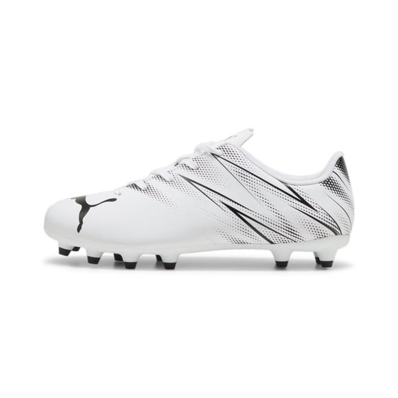Tenis de Futbol Puma Attacanto FG/AG Jr Blanco-Negro 107480 05 23.5 CM