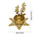 thumbnail image 3 of Metal Candlestick Christmas Snowflake Hollow Candlestick Christmas Gold Candlestick Desktop Decoration Suitable For Bedroom Desktop Christmas Decoration, 3 of 6